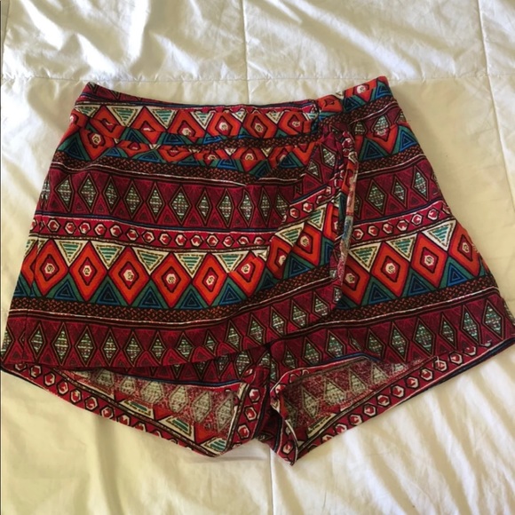 Aztec Print Shorts - Picture 1 of 3